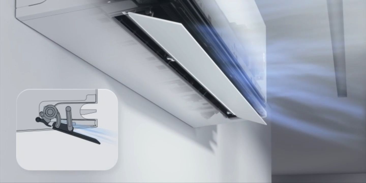 Cửa gió kép DUAL Vane sẽ mang đến luồng không khí lan tỏa lên/ xuống