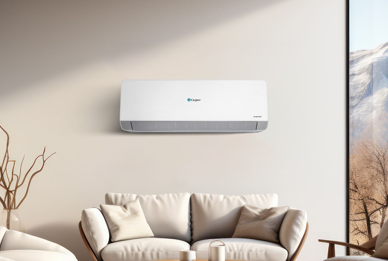 Tổng quan về điều hòa Casper QC-24IU36A 24000BTU 1 chiều inverter
