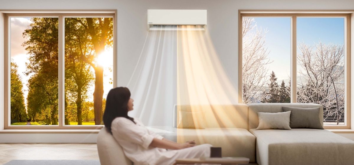 Thuộc điều hòa 2 chiều hoạt động làm mát mạnh mẽ vào mùa hè nóng bức và sưởi ấm cho mùa đông