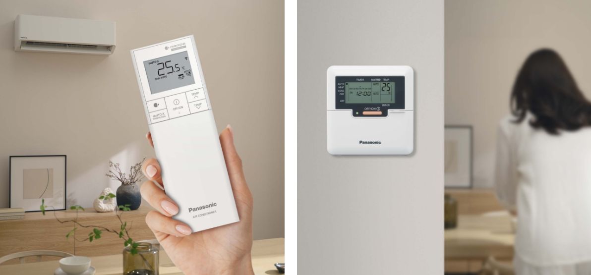 Panasonic XZ24BKH-8 sử dụng bộ điều khiển từ xa không dây hoặc có dây tiện lợi 