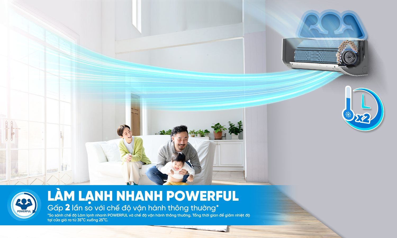 Chức năng làm lạnh nhanh - Powerful