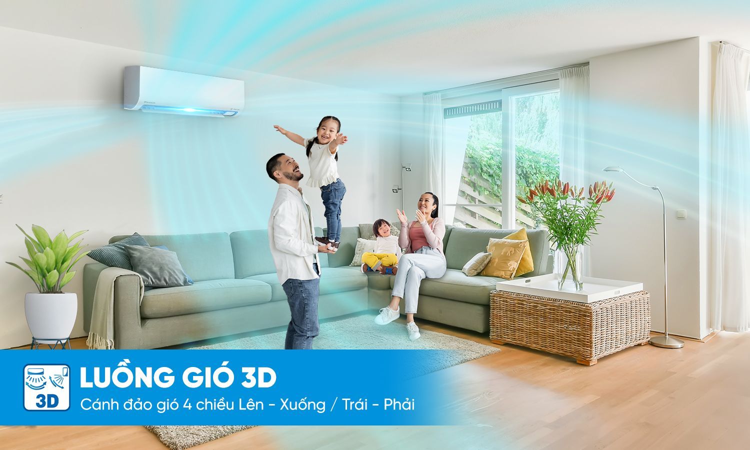 Công nghệ tạo luồng gió 3D hiện đại