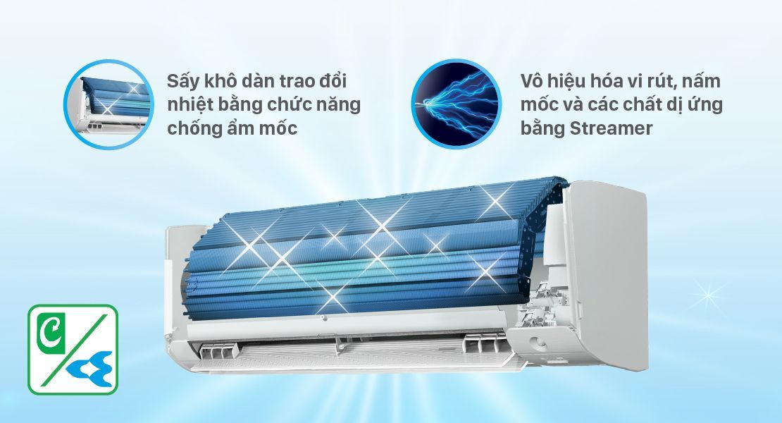 Chức năng chống ẩm mốc kết hợp với Streamer