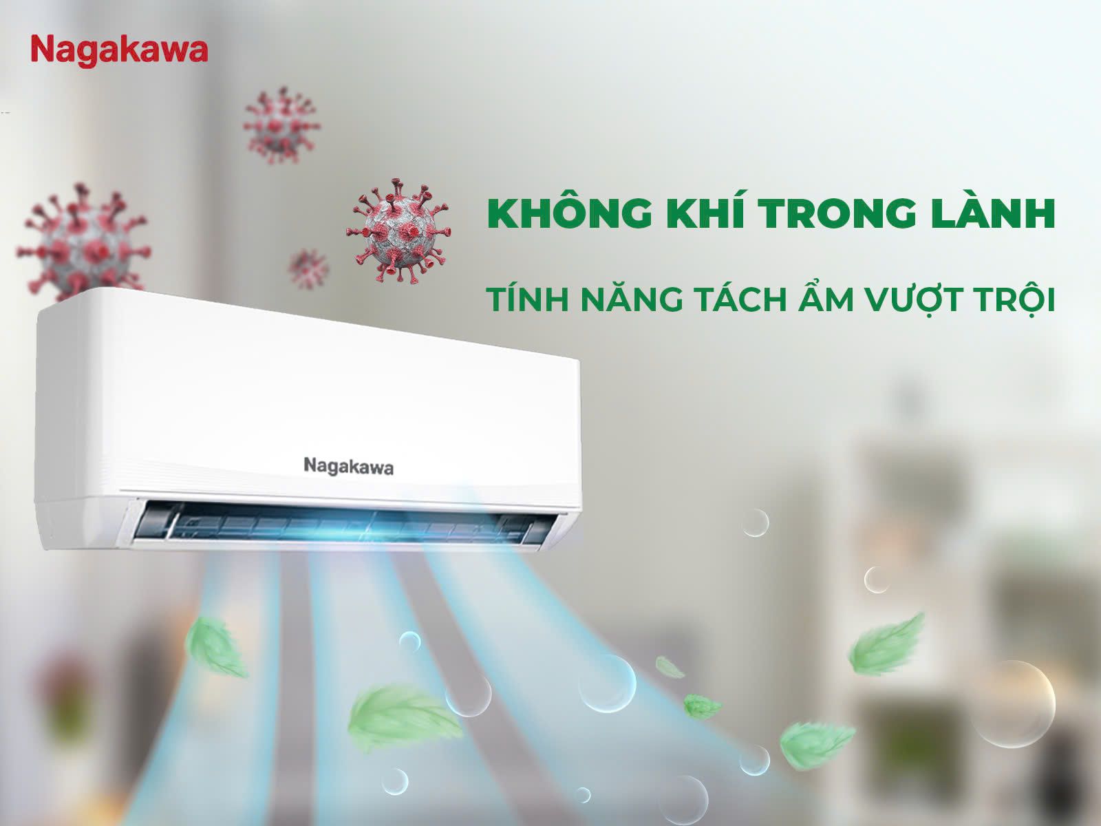 Nagakawa NIS-C18R2U51 mang đến giải pháp tách ẩm trong không khí cực kỳ vượt trội