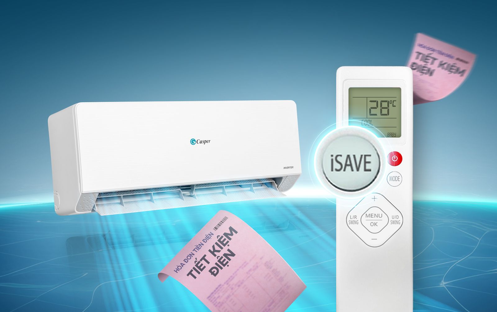 Chế độ - I Save có trên điều hòa Casper QH-18IU36A