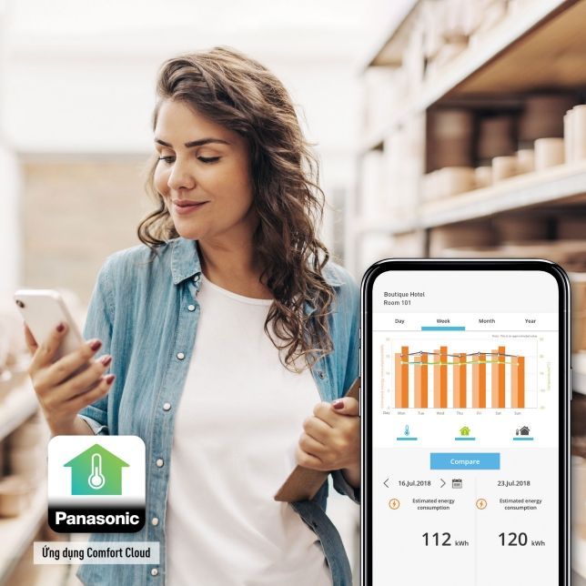 Panasonic Comfort Cloud là ứng dụng cho phép người dùng điều khiển máy lạnh ở mọi lúc mọi nơi