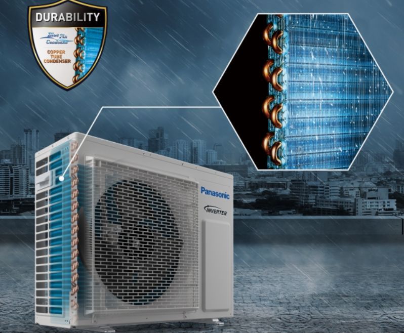 Dàn trao đổi nhiệt sử dụng lá tản màu xanh BlueFin