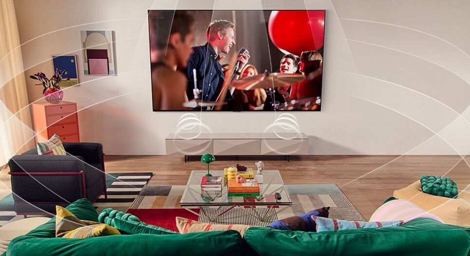 AI Sound Pro kết hợp với âm thanh vòm ảo 9.1.2 mang đến âm thanh đa chiều đặc sắc 