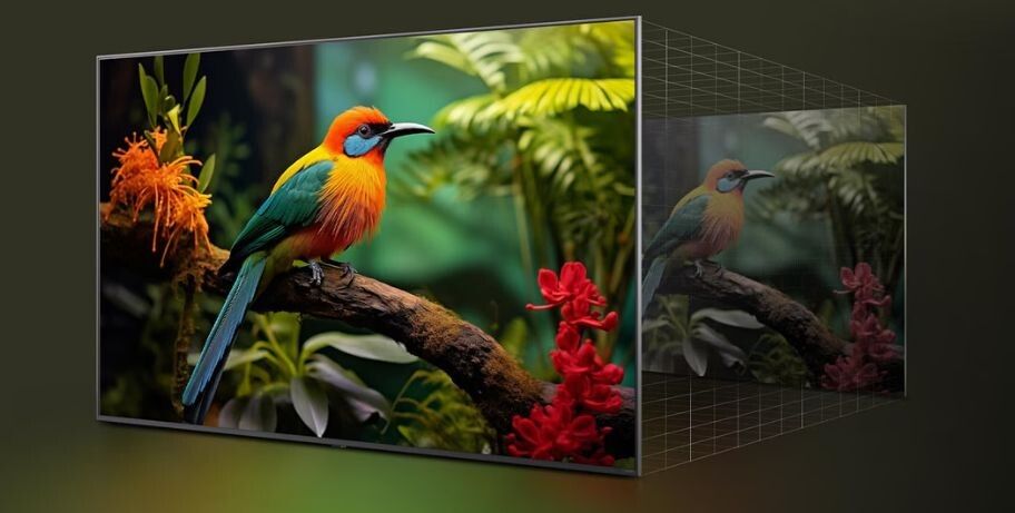 Bộ xử lý mạnh mẽ của LG cùng công nghệ 4K Super Upscaling