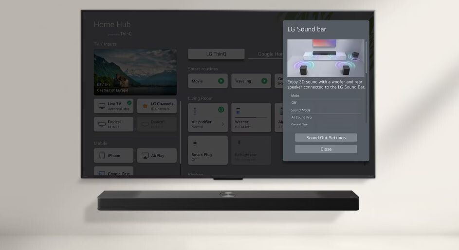 Điều khiển và cài đặt sound bar cực kỳ dễ dàng với WOW Interface