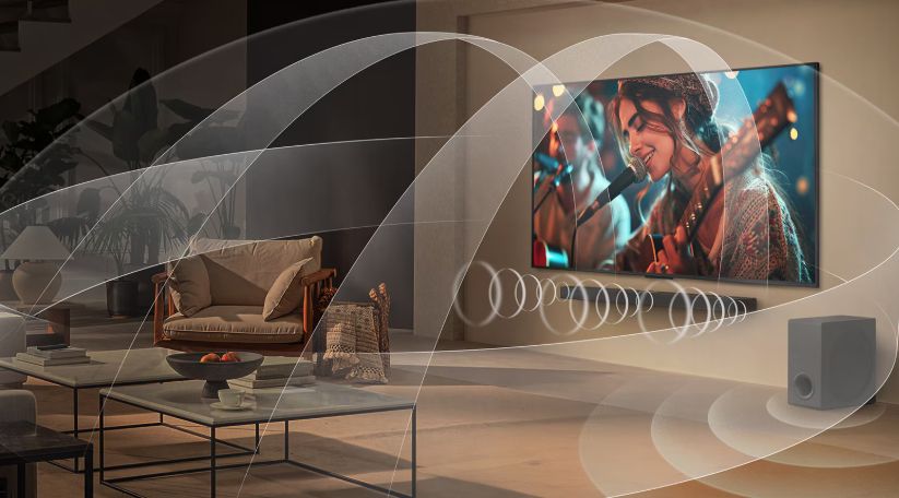 WOW Orchestra có trên LG 86QNED82ASA sẽ đưa người dùng đắm chìm vào âm thanh tuyệt vời