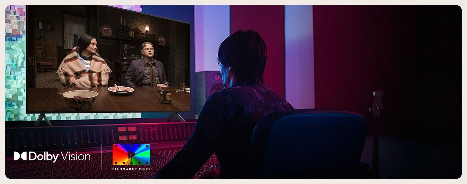 Dolby Vision kết hợp FILMMAKER MODE mang đến hình ảnh chuẩn điện ảnh 