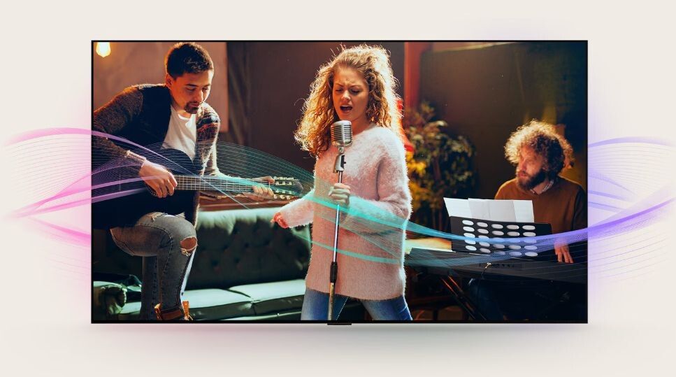 Công nghệ AI Clear Sound tạo ra âm thanh mạnh mẽ 