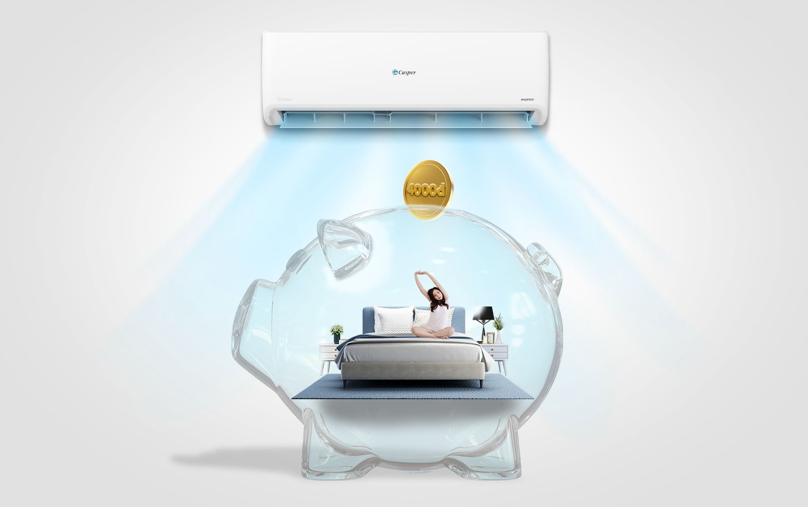 Công nghệ biến tần Inverter được sử dụng cho Casper GH-09IS33