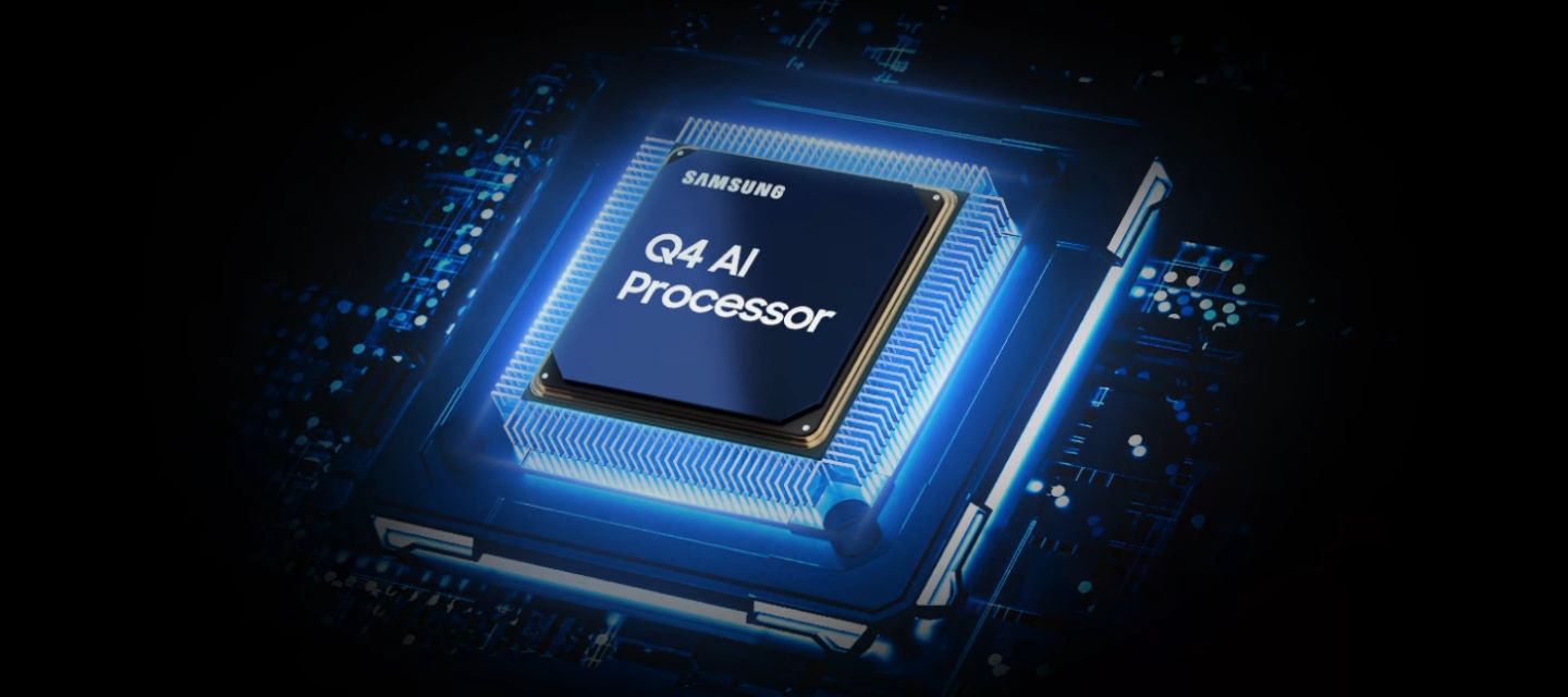Samsung QA55Q8F trang bị bộ xử lý AI Q4