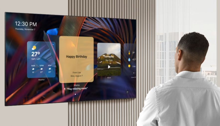 Daily Board bảng thông tin hàng ngày sẽ hiển thị các tiện ích ngay trên tivi