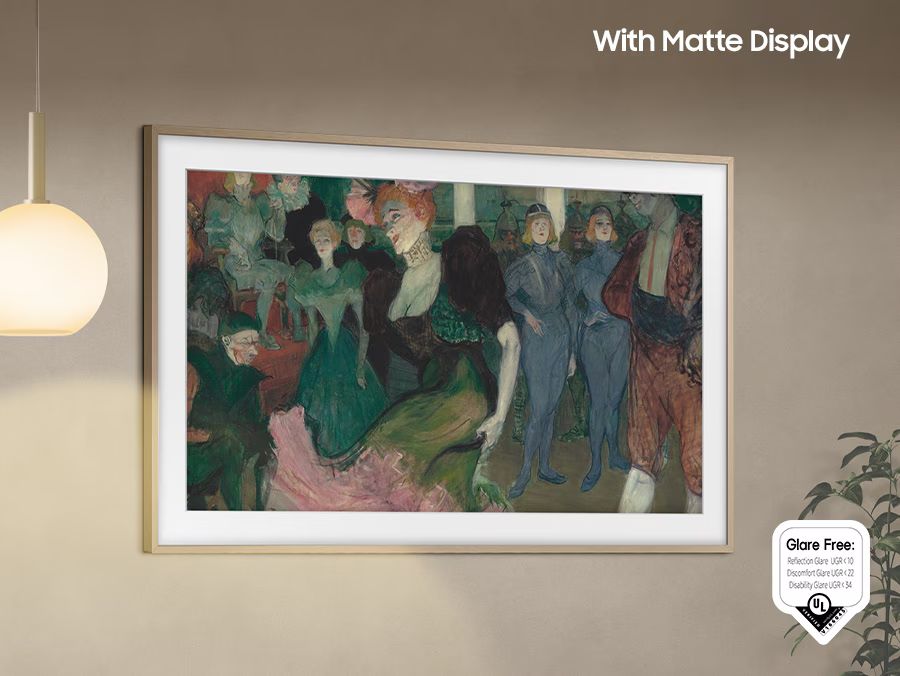 Tấm nền chống phản sáng sẽ giúp bạn thưởng thức trọn vẹn mọi tác phẩm