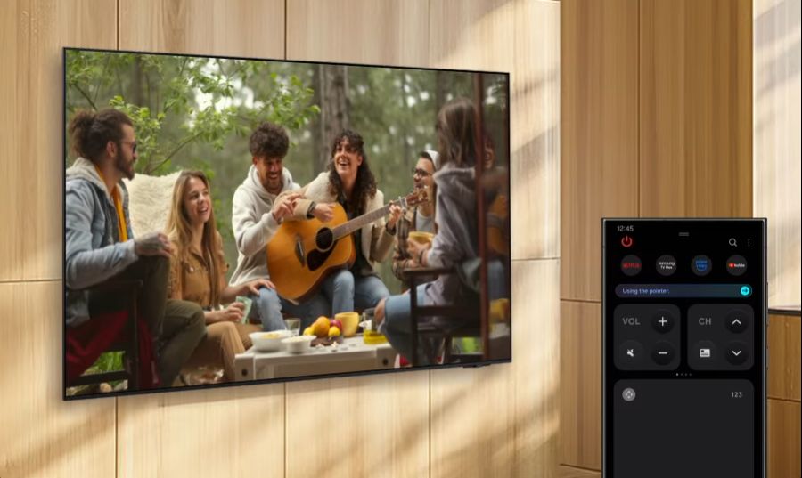 Chế độ Quick Remote giúp điều khiển tivi bằng điện thoại