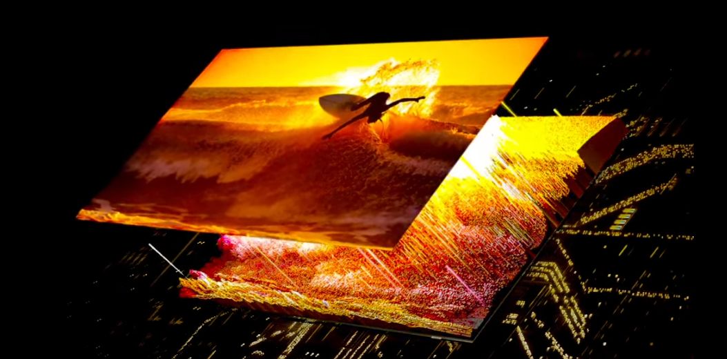 Công nghệ đèn nền MiniLED Quantum Matrix Plus kiểm soát độ sáng đỉnh cao