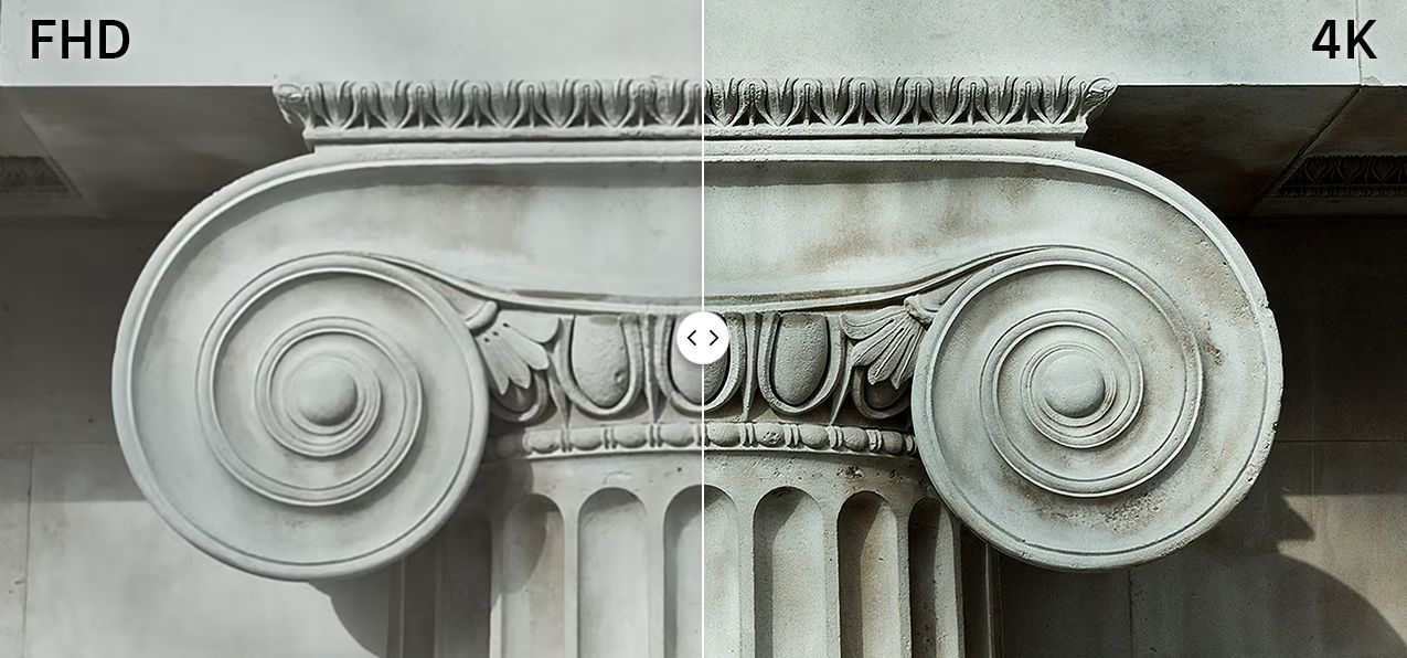 UA43U8000F được trang bị công nghệ hình ảnh tân tiến với độ phân giải 4K