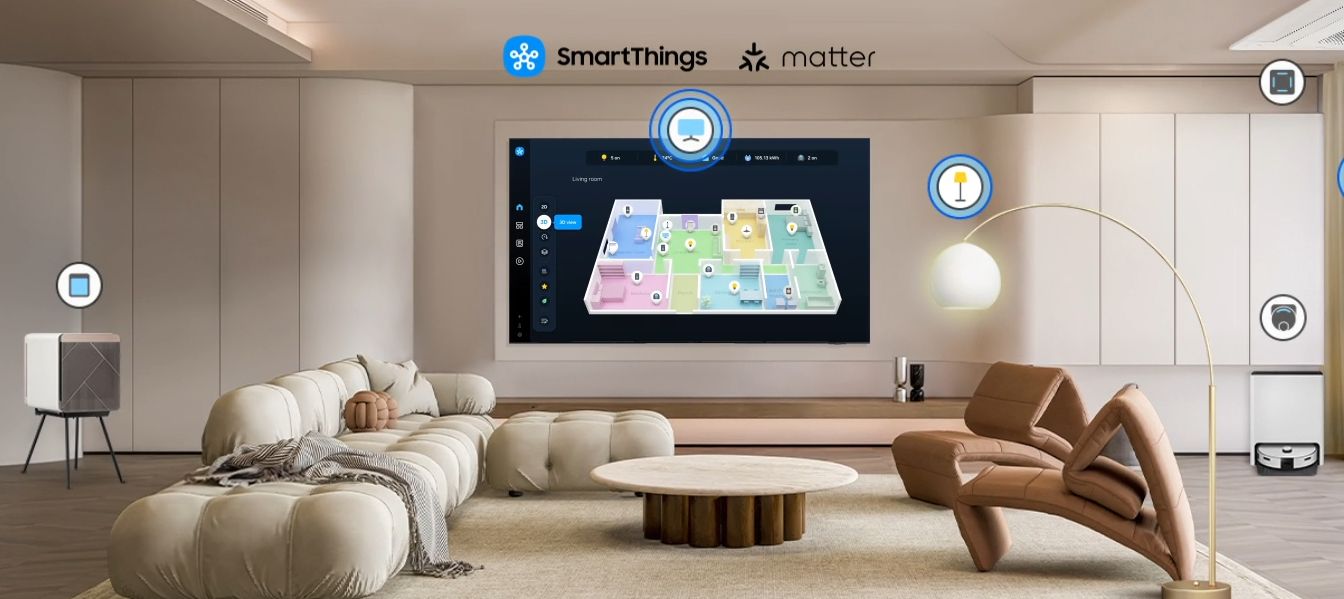 SmartThing cho phép kết nối và quản lý các thiết bị thông minh trong ngôi nhà