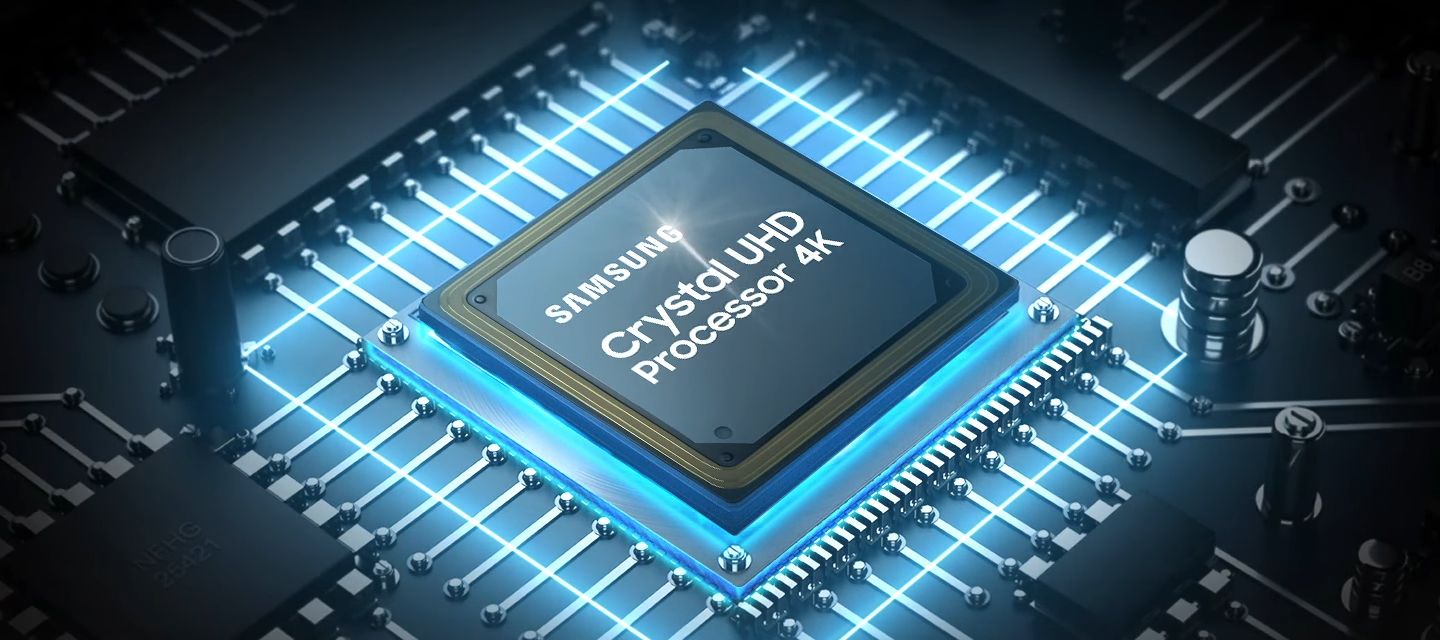 Samsung UA55U8550F sử dụng bộ xử lý hình ảnh Crystal 4K