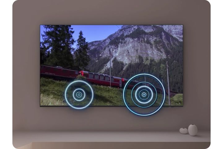 Adaptive Sound được tích hợp để tối ưu hóa âm thanh dựa trên phân tích từng khung cảnh theo thời gian thực