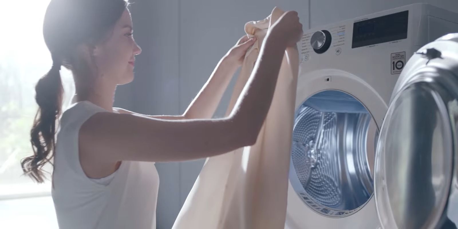 Máy sấy LG DVHP50W inverter lồng ngang sở hữu lên đến 14 chương trình sấy