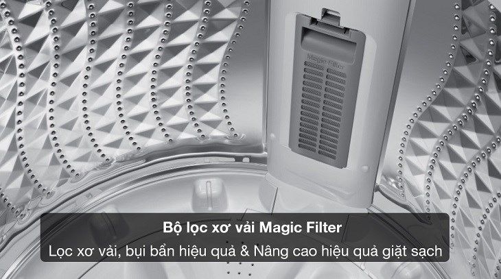 Lọc xơ vải Magic Filter loại bỏ cặn vải, bụi bẩn