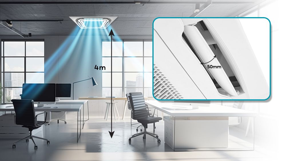 Cung cấp luồng khí mát mạnh mẽ