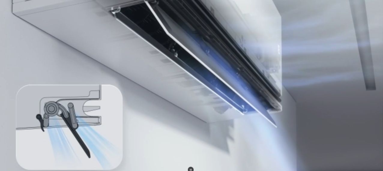 Cửa gió Kép DUAL Vane giúp lan tỏa đều khí lạnh trong mọi không gian 