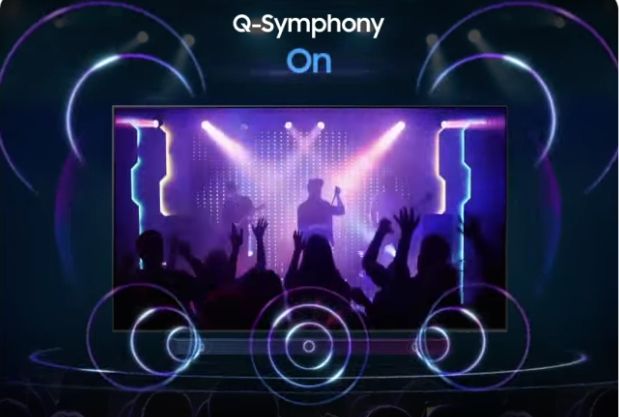 Q-Symphony là công nghệ đồng bộ liền mạch giữa tivi và loa thanh