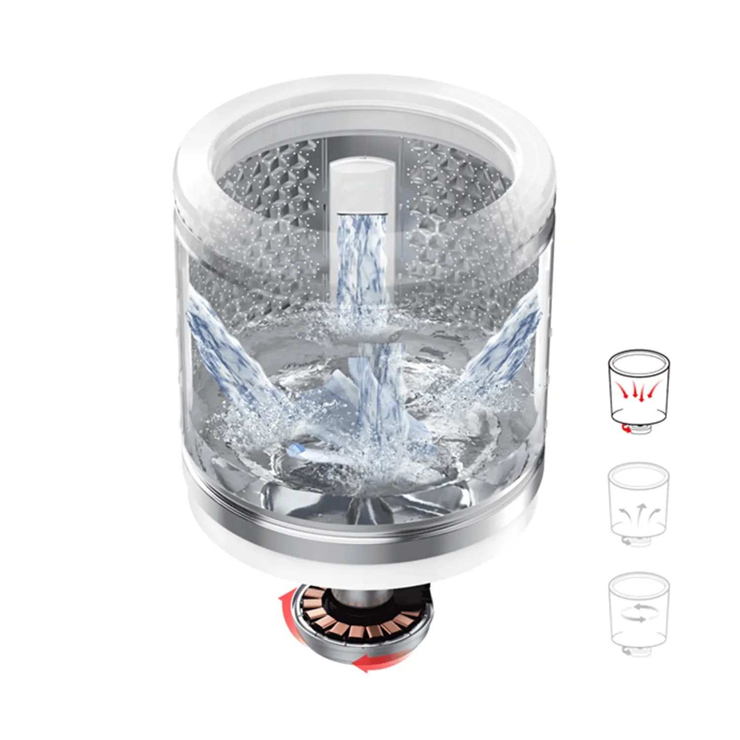 Toshiba AW-T26D1300TV(MG) trang bị công nghệ Greatwaves thông minh