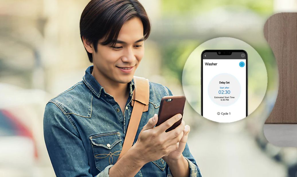 Công nghệ điều khiển từ xa thông minh qua LG ThinQ