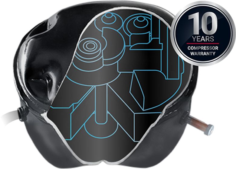 Hitachi HRSN9713ESGBKVN được trang bị máy nén inverter hiện đại