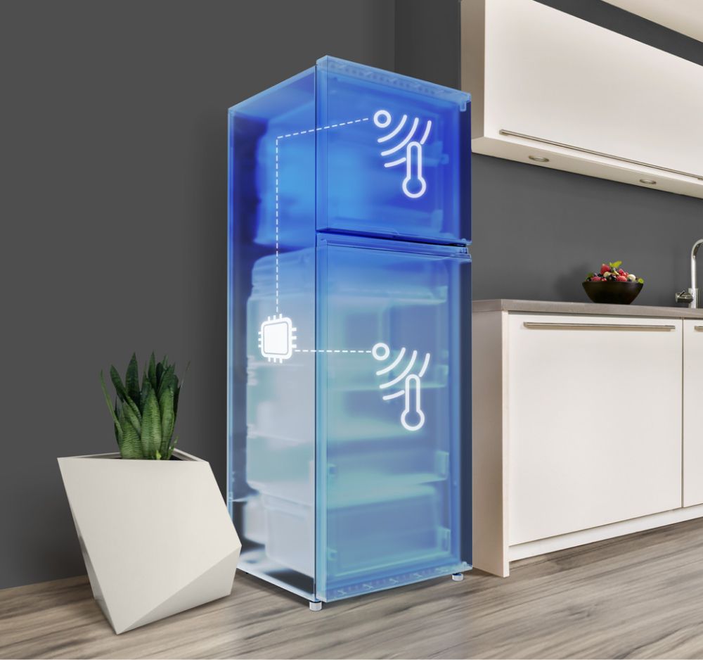 2 cảm biến độc lập Dual Sense được trang bị trong mỗi ngăn tủ